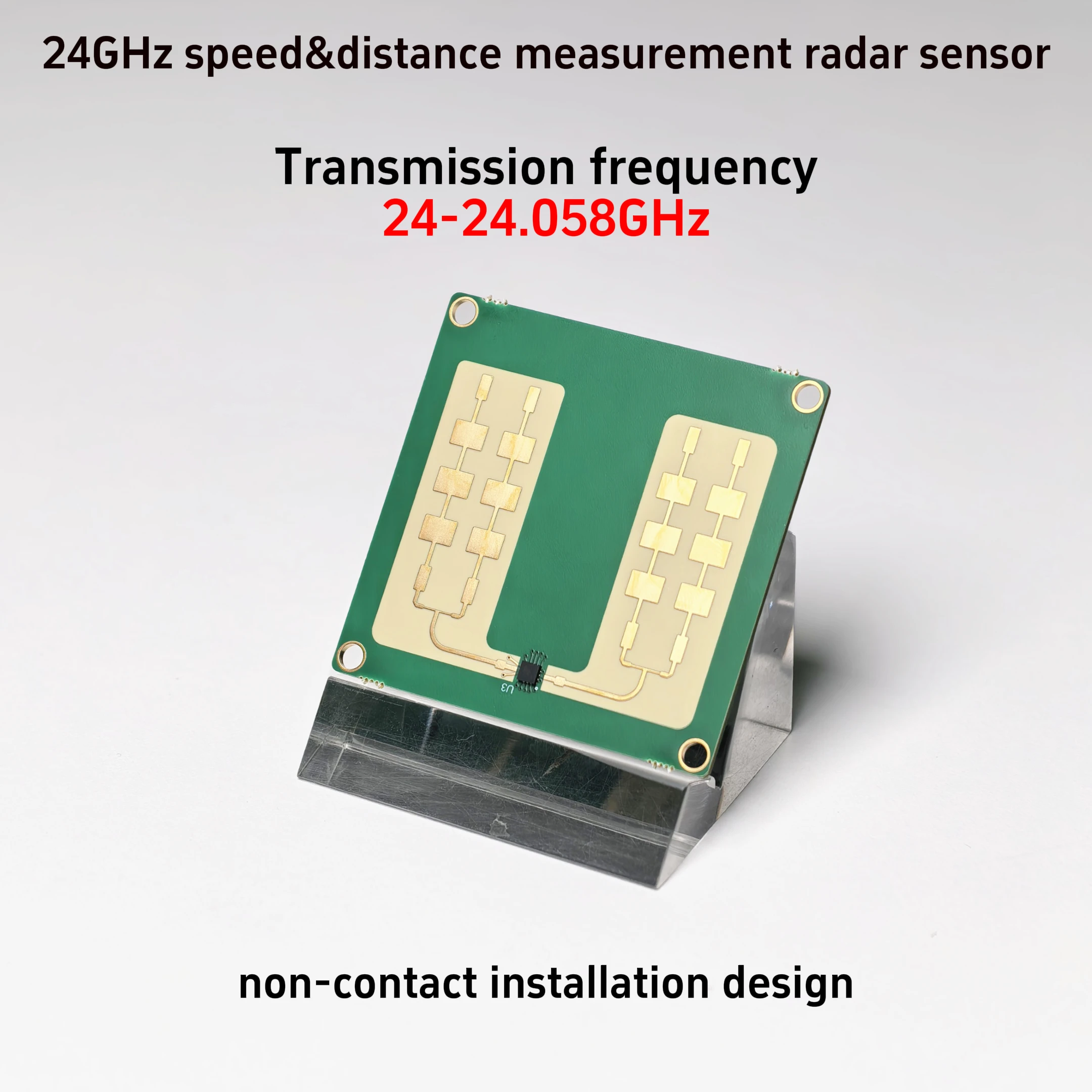 24GHz Millimeter Wave Radar With TTL/RS485, 140m Radar Speed & Distance Sensor, 180km/h Speed Motion Detector