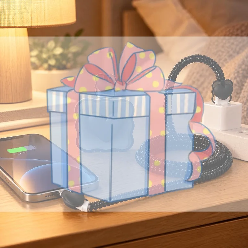 Cute Love Heart Charger Protective Case Cable Saver Anti Break Cord Sleeve