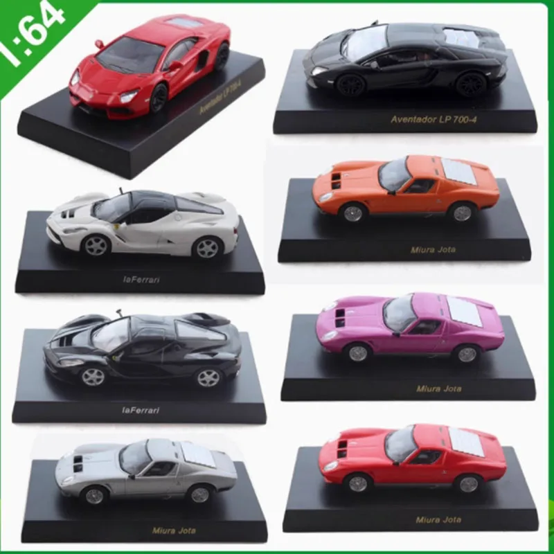 

Литой под давлением масштаб 1/64 LP700 Sesto, спортивный сплав, имитация модели автомобиля, статическая коллекция, украшенные праздничные подарки, игрушки, оптом, без коробки