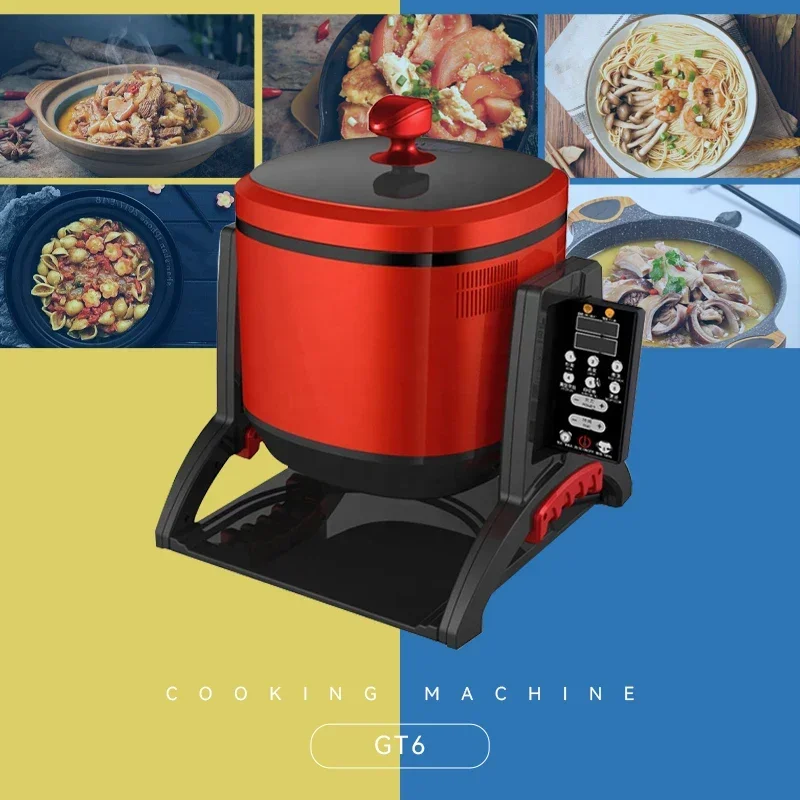 Restaurant Equipped 2200w Fully Automatic Cooking Robot Multifunction Cooking Mode Stir Fry Cooking Machine