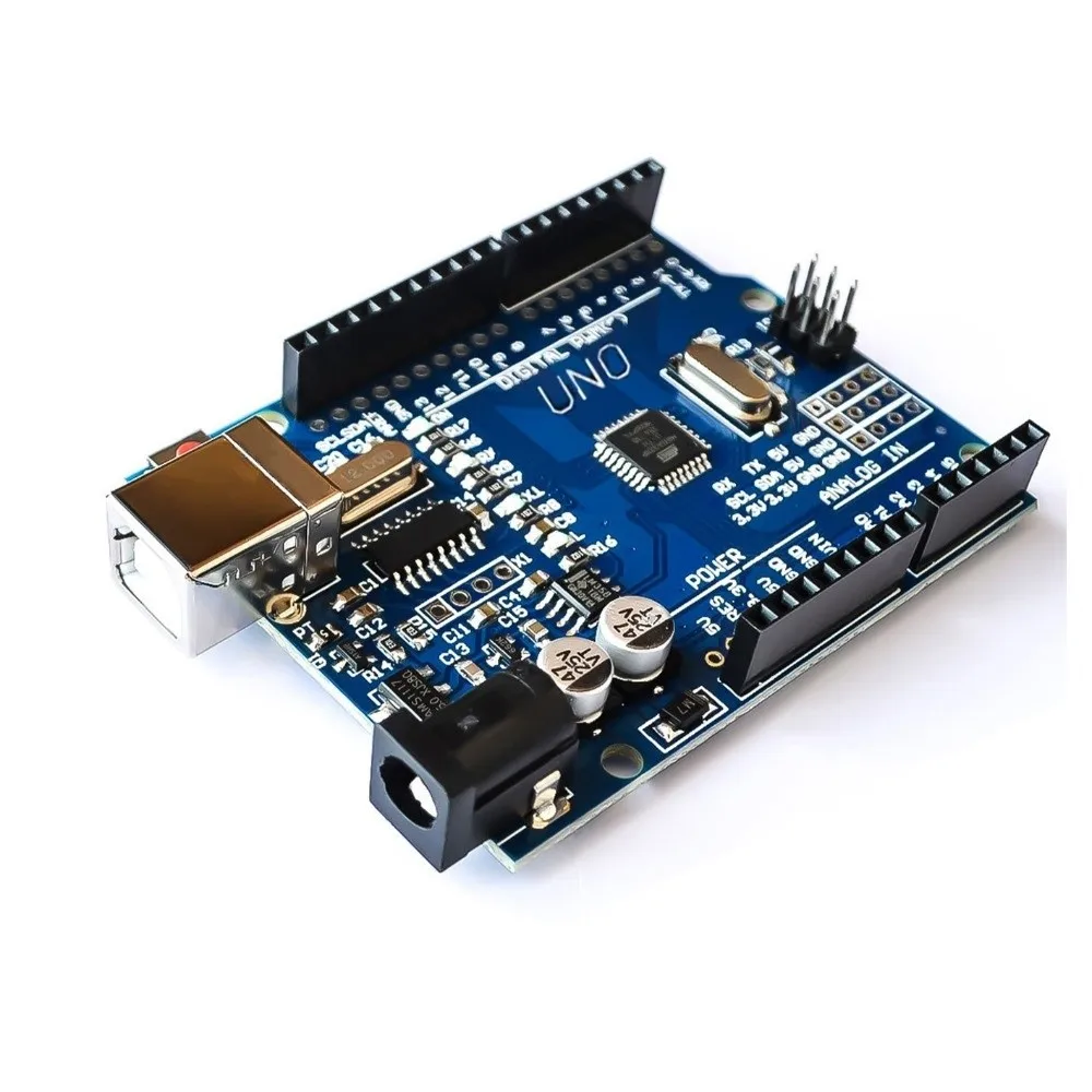 

CH340G R3 Development Board USB Cable ATMEGA328P D1 R3 Wireless Module Arduno Compatible R3 Electronic PCB Board