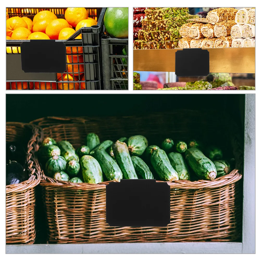 

8Pcs Chalkboard Label Clips Clip on Bin Tags for Baskets Removable Pantry Labels Storage Organizers Basket Label Holders Price