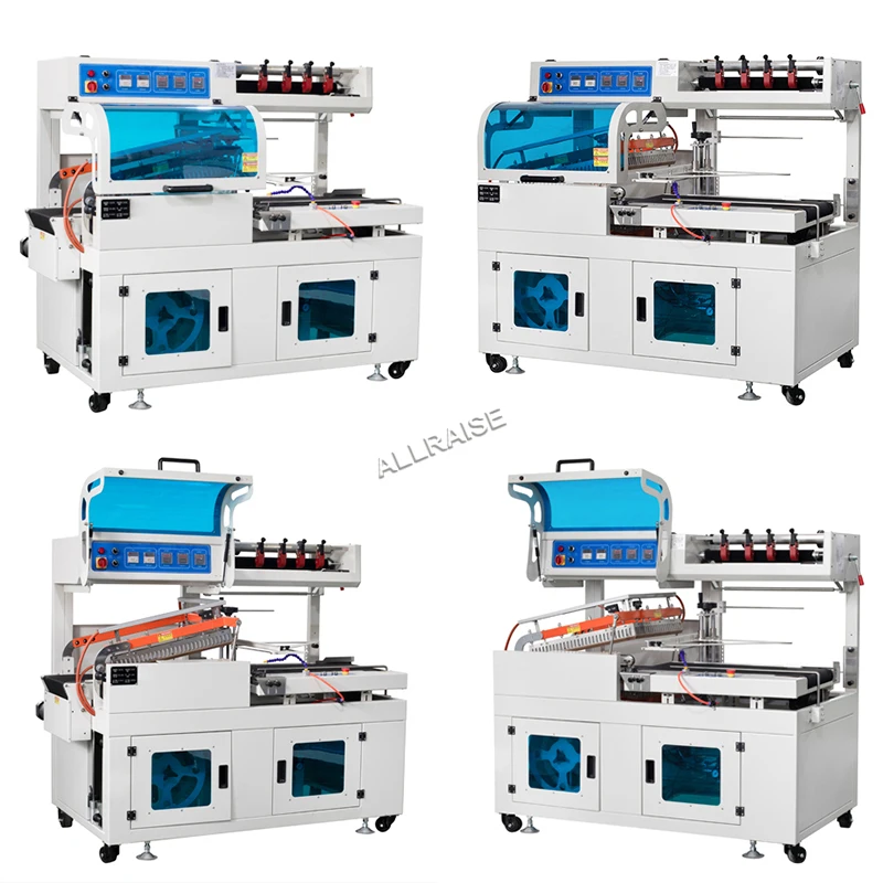 Macchina confezionatrice automatica per avvolgimento termoretraibile Macchina per avvolgere tunnel termorestringente per imballaggio termoretraibile con pellicola PE per lattine di scatole
