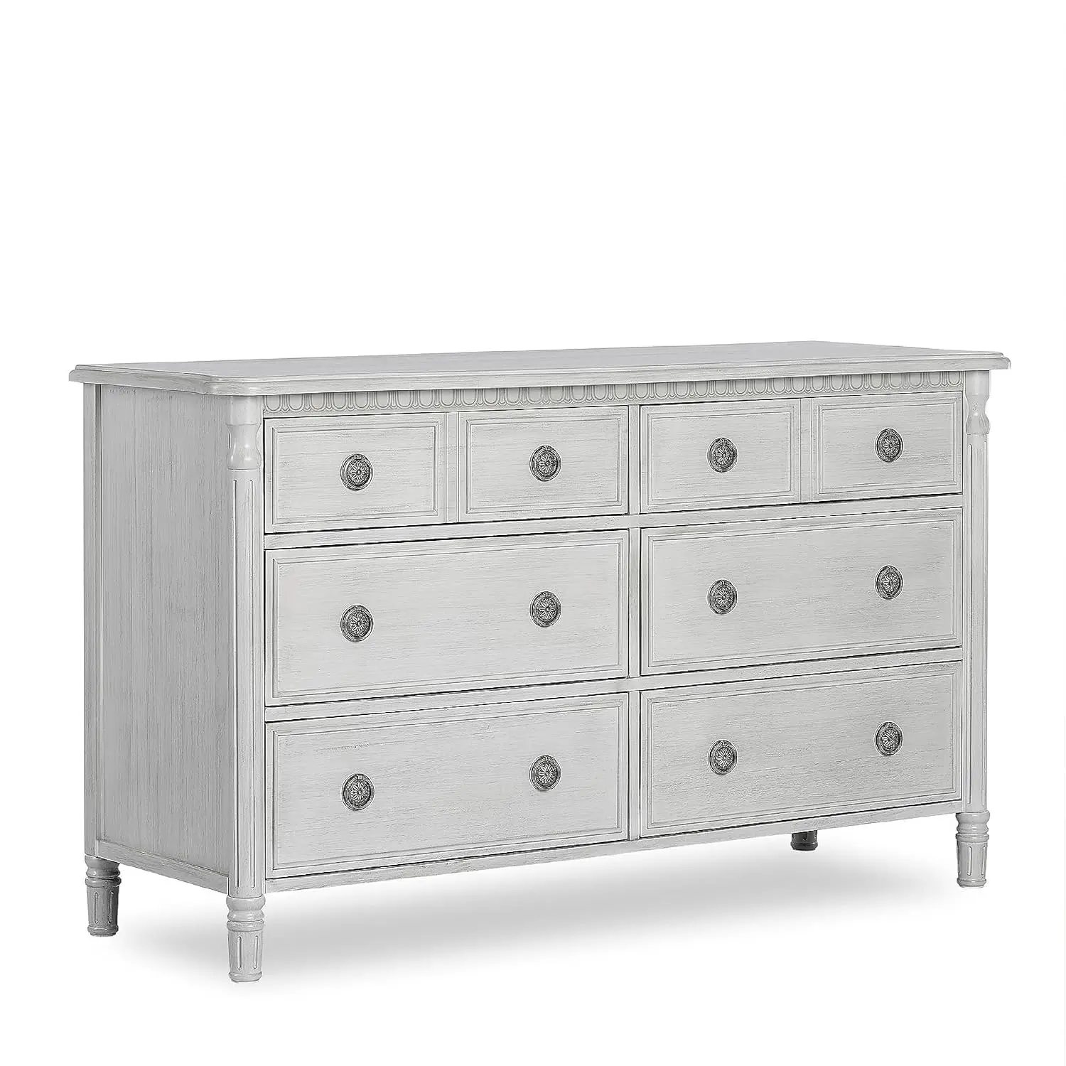 Julienne 6 Double Dresser, Antique Grey Mist