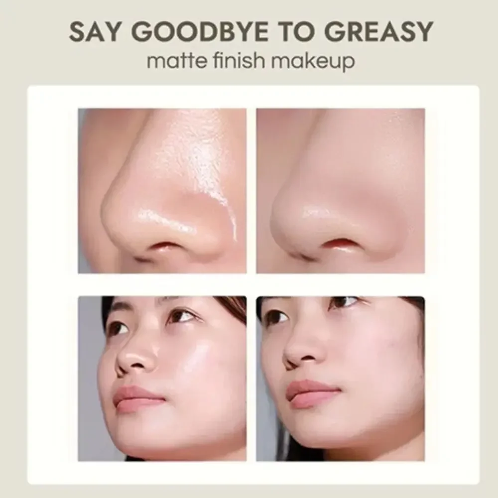 Carta rinfrescante per l'assorbimento dell'olio per il viso con soffio di polvere e strumento per la cura del viso per il controllo dell'olio a specchio Carta per il viso morbida e delicata sulla pelle