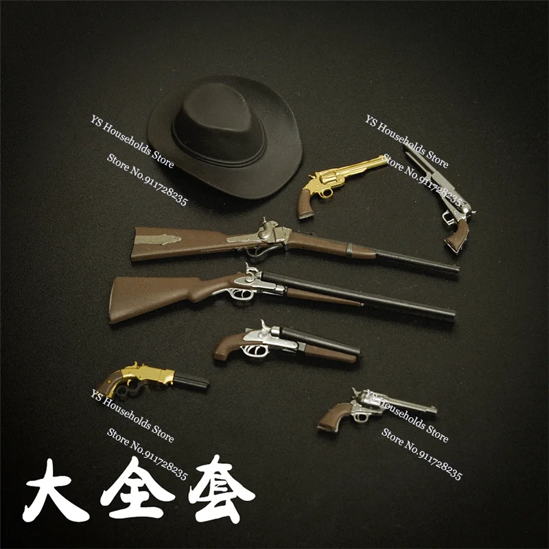 

1/12 Soldier Delicate Mini Model Pistol Toys Special Forces Weapon Props Hat Accessory Fit 6" Action Figure Body DIY Collection