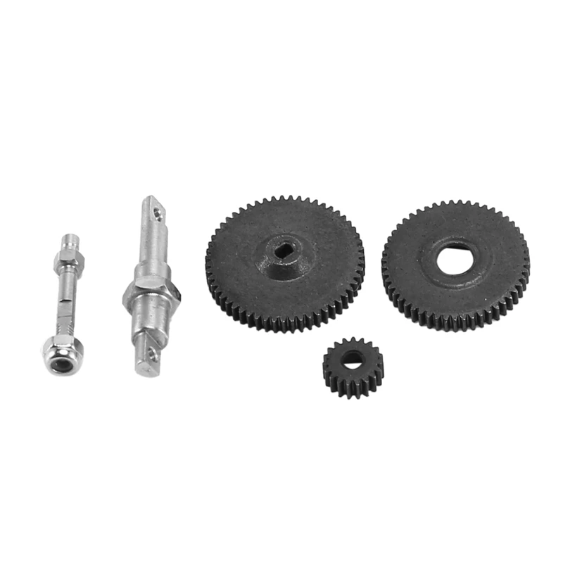 For Axial SCX24 90081 1/24 RC Crawler Car Metal Transmission Gearbox Gear With Shaft Upgrade Parts Accessories