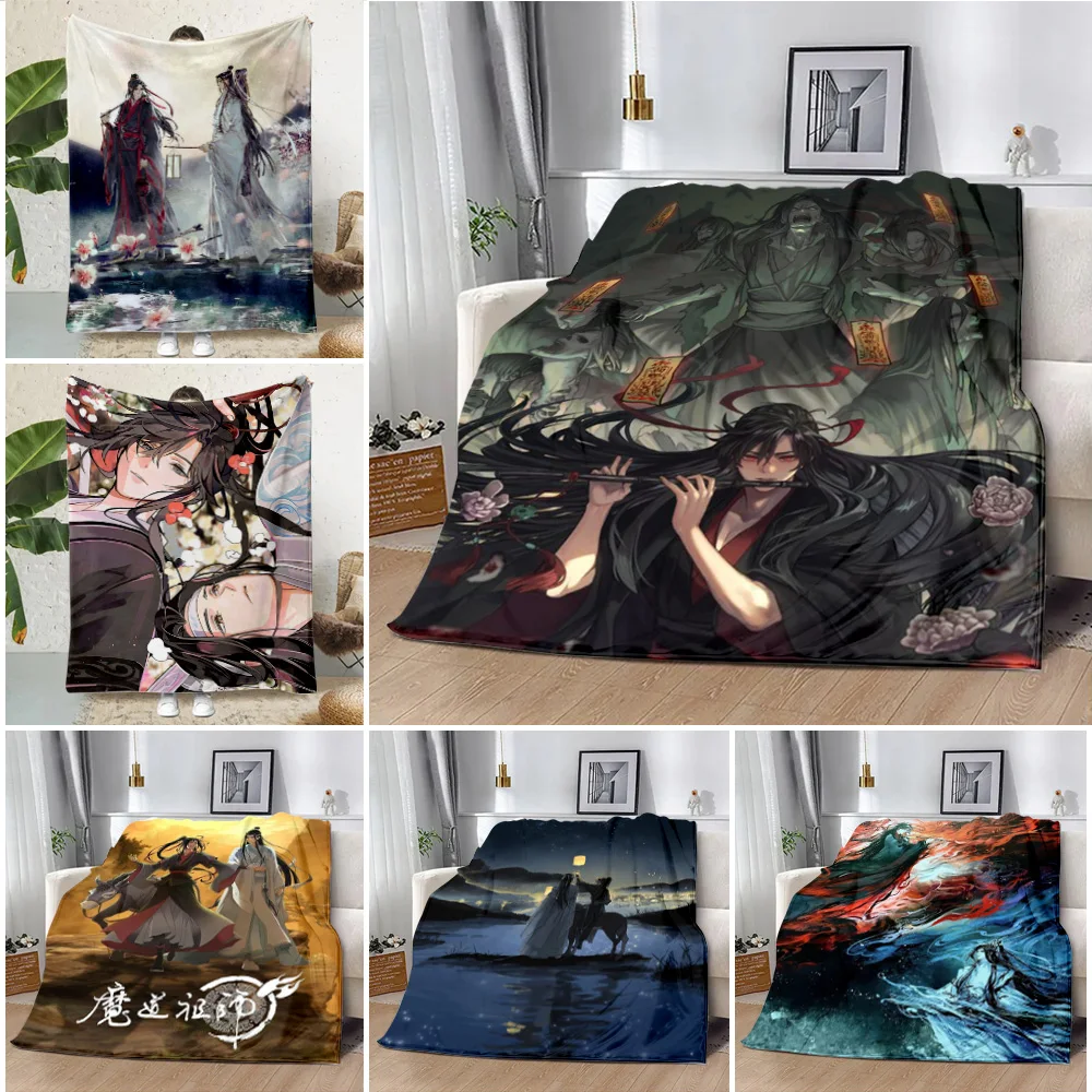 Anime Grandmaster of Demonic Cultivation Printed Blanket Picnic Blankets Warm Soft and Comfortable Home Travel Birthday Gift