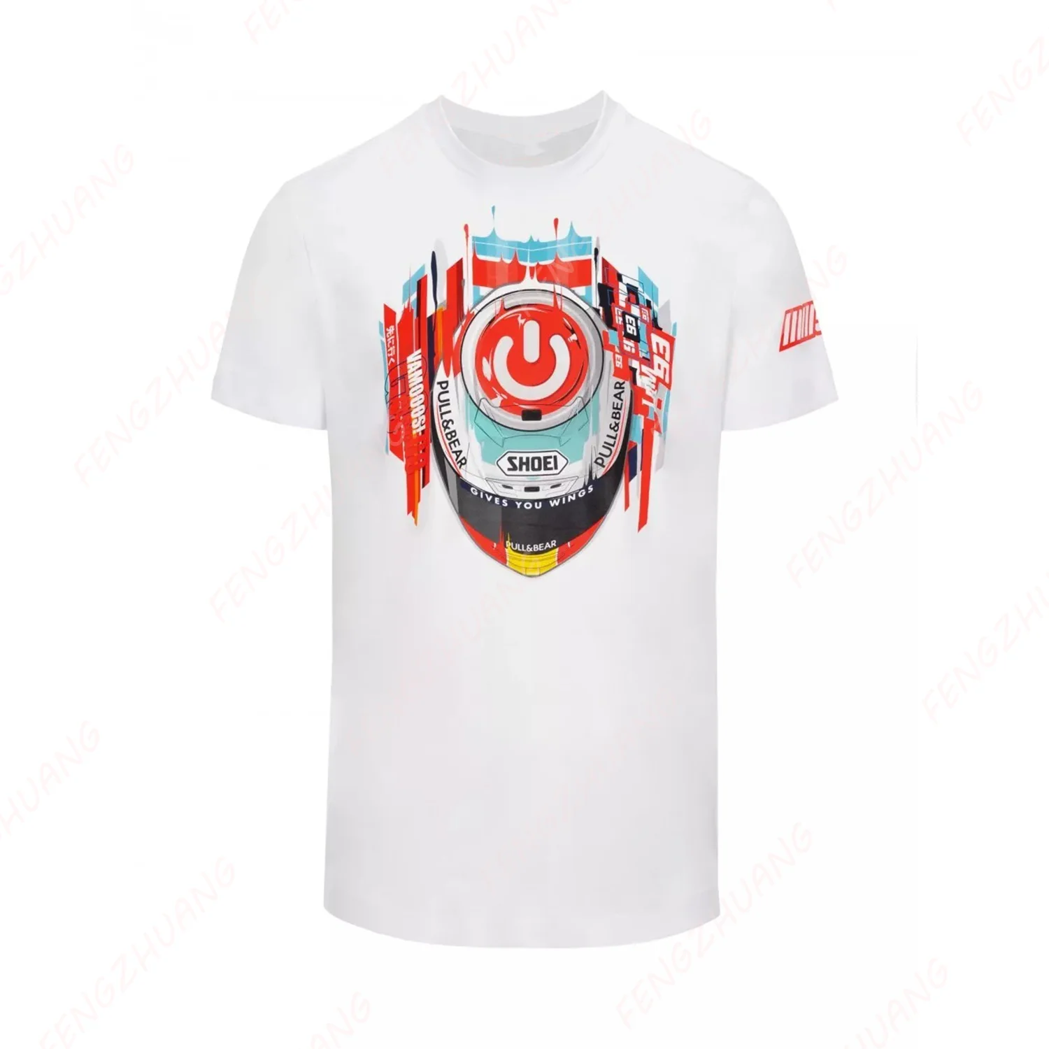 New Motorcycle GP Racing T-shirt No. 93 Marc Marquez Fan Cycling Short Sleeve Summer Bike Breathable Quick Drying Clothes