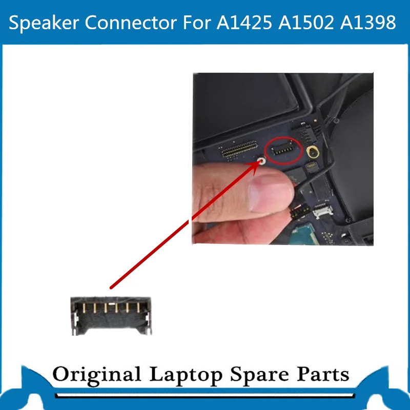 Replacement Speaker Connector For A1425 A1502 A1398 Soldered on Motherboard