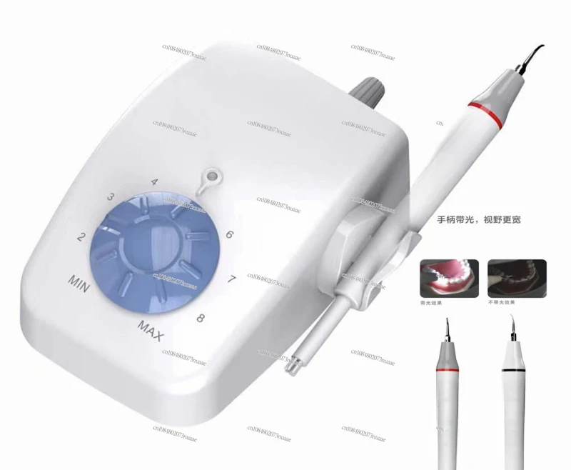 Ultrasonic Teeth Cleaner Handle with Light Plug-Type Sterilizable