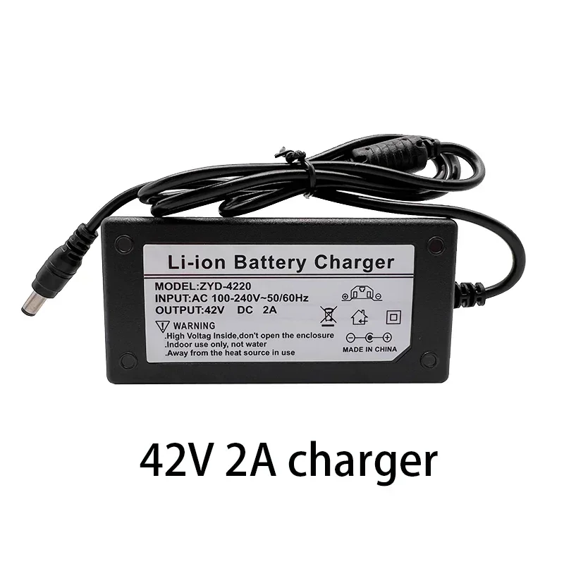 The new 36V 30000mAh 18650 rechargeable lithium-ion battery pack 10S2P+charger can be used for electric bicycles and scooters