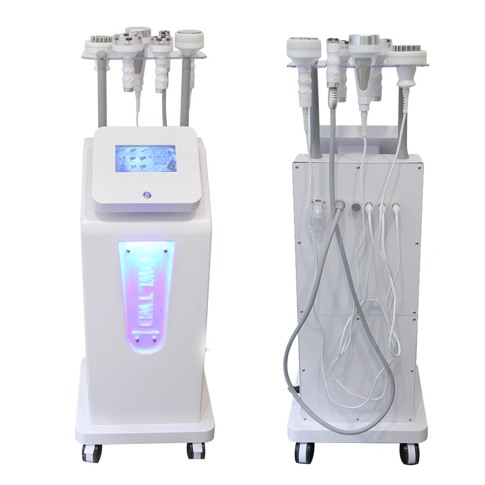 120K Vacuum Cavitation Machine Anti-cellulite Massage Body Slimming Weight Loss Apparatus Skin Tightening 6 in 1 Beauty Device