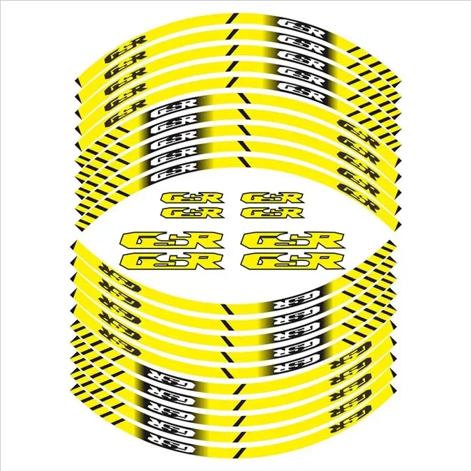 Per SUZUKI GSR 125 250 600 750 tutte le parti del motociclo Contour Wheel Decoration decalcomania Sticker - C