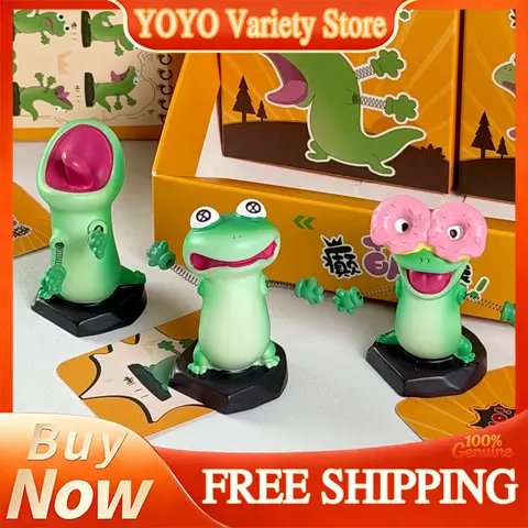 Beaver Crazy Cute Arrival Blind Box Lizard Funny Office Workstation Desktop Creative Decor Spring Ornament Car Interior Toys