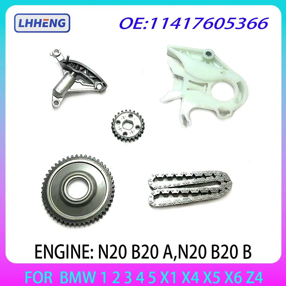 

Комплект цепи ГРМ с натяжителем и масляным насосом двигателя N20 для BMW 2.0L L4 GAS 2.0 L T 1 2 3 4 5 X1 X4 X5 X6 Z4 11417605366 2001-2018