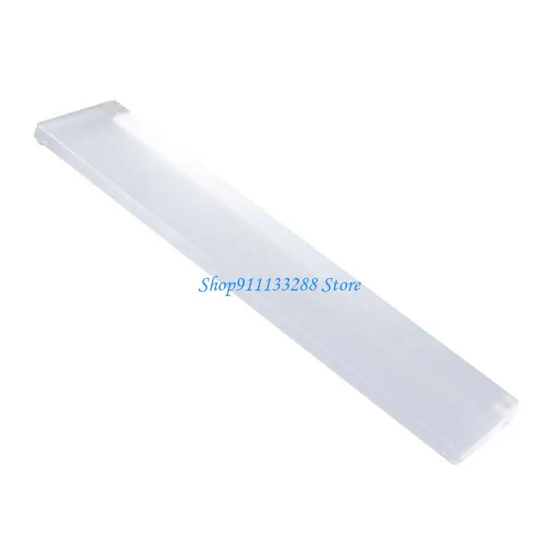G88D Clear Acrylic Hand Rest Wrist Support Pad for Keyboard,Ergonomic and Comfortable Fits Office and Home Desks