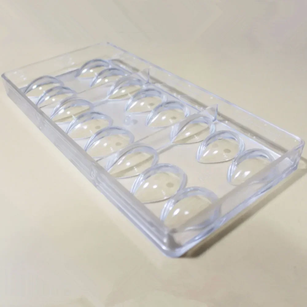 Lotus Chocolate Mould Olive Shaped Polycarbonate Chocolate Mold 3D Candy Mold