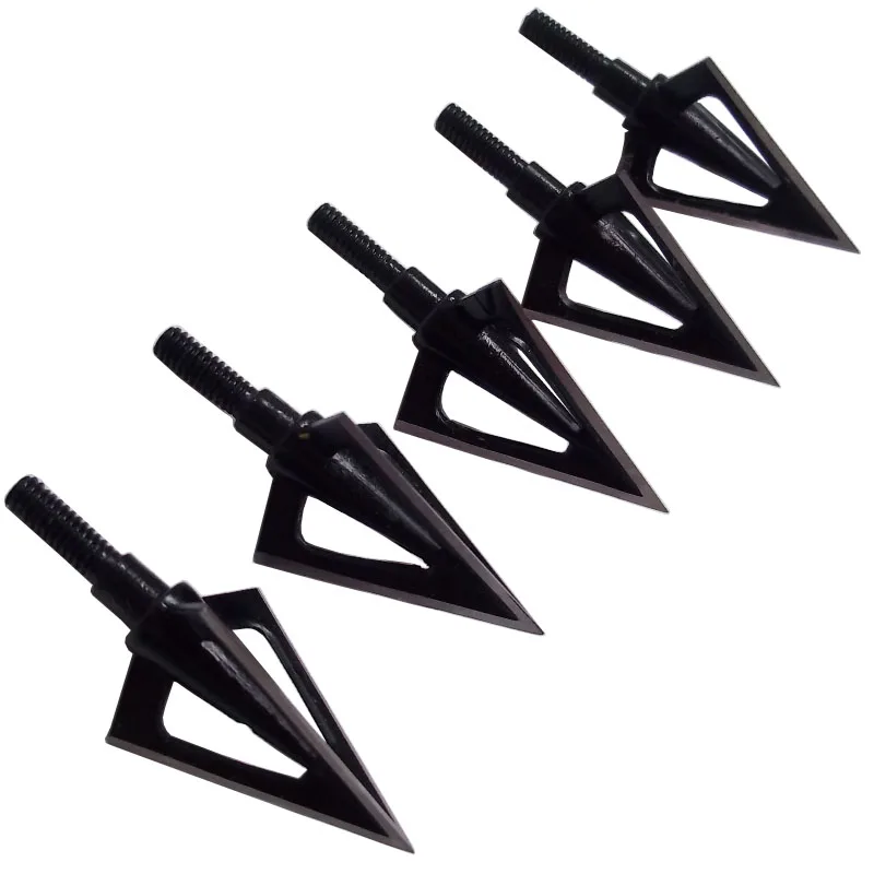 8pcs 100 Grain 3 Fixed Blade Screw Hunting Archery Arrow Head Balestra Crossbow Head Arrows Archery Accessories d