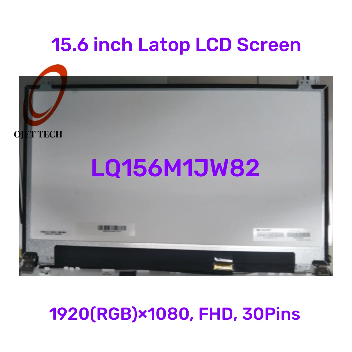 

15.6" Slim LQ156M1JW82 for Laptop Matrix FHD 1920x1080 30pins LED LCD Screen Display