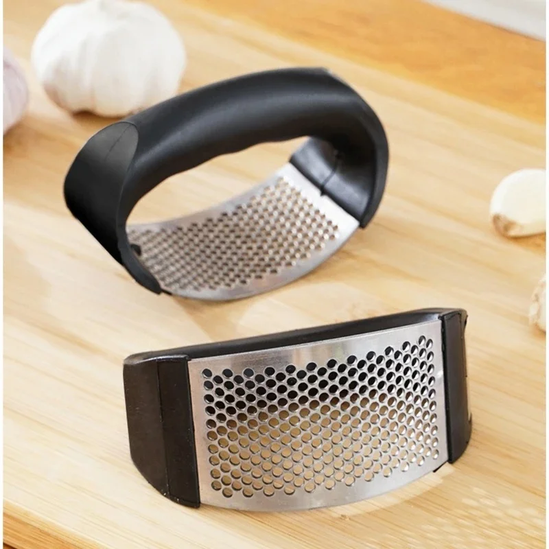Stainless Steel Garlic Press Crusher Manual Garlic Mincer Chopping Garlic Tool Fruit Vegetable Tools Kitchen Accessories Gadget