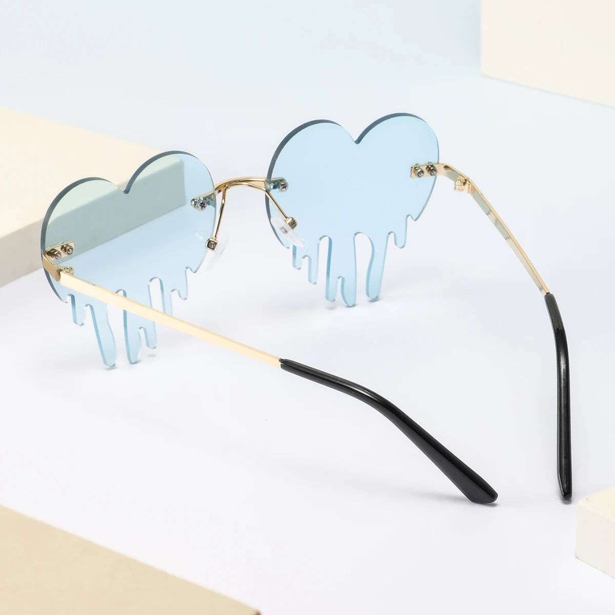 1 Pair of Women's Frameless He - Women Fashion Photoshoot 评论和价格