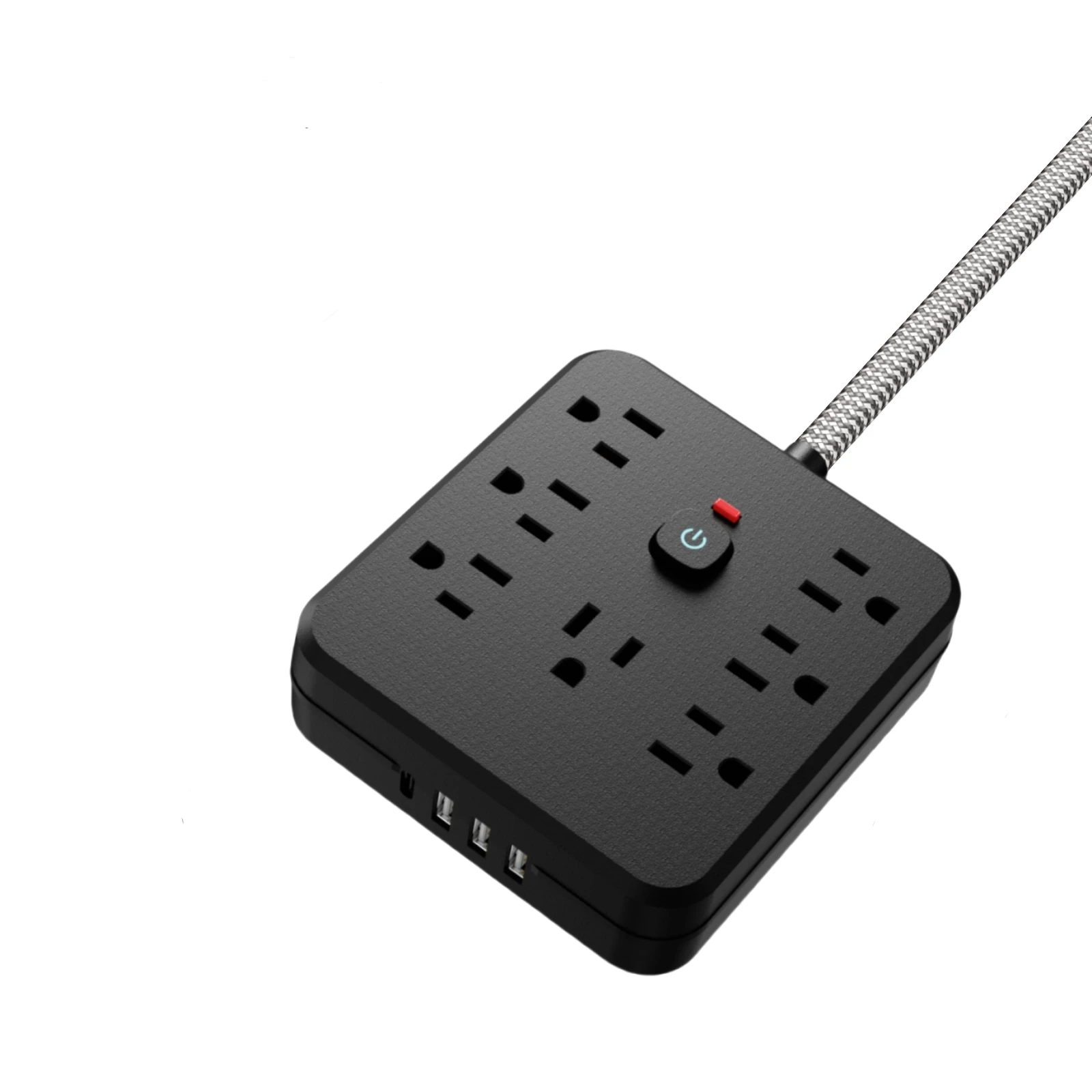 شريط طاقة 11 في 1 مع 7 مقابس تيار متردد و3 منافذ USB واتصال واحد من النوع C |   واقي من زيادة التيار وموسع متعدد المكونات، وجدار USB