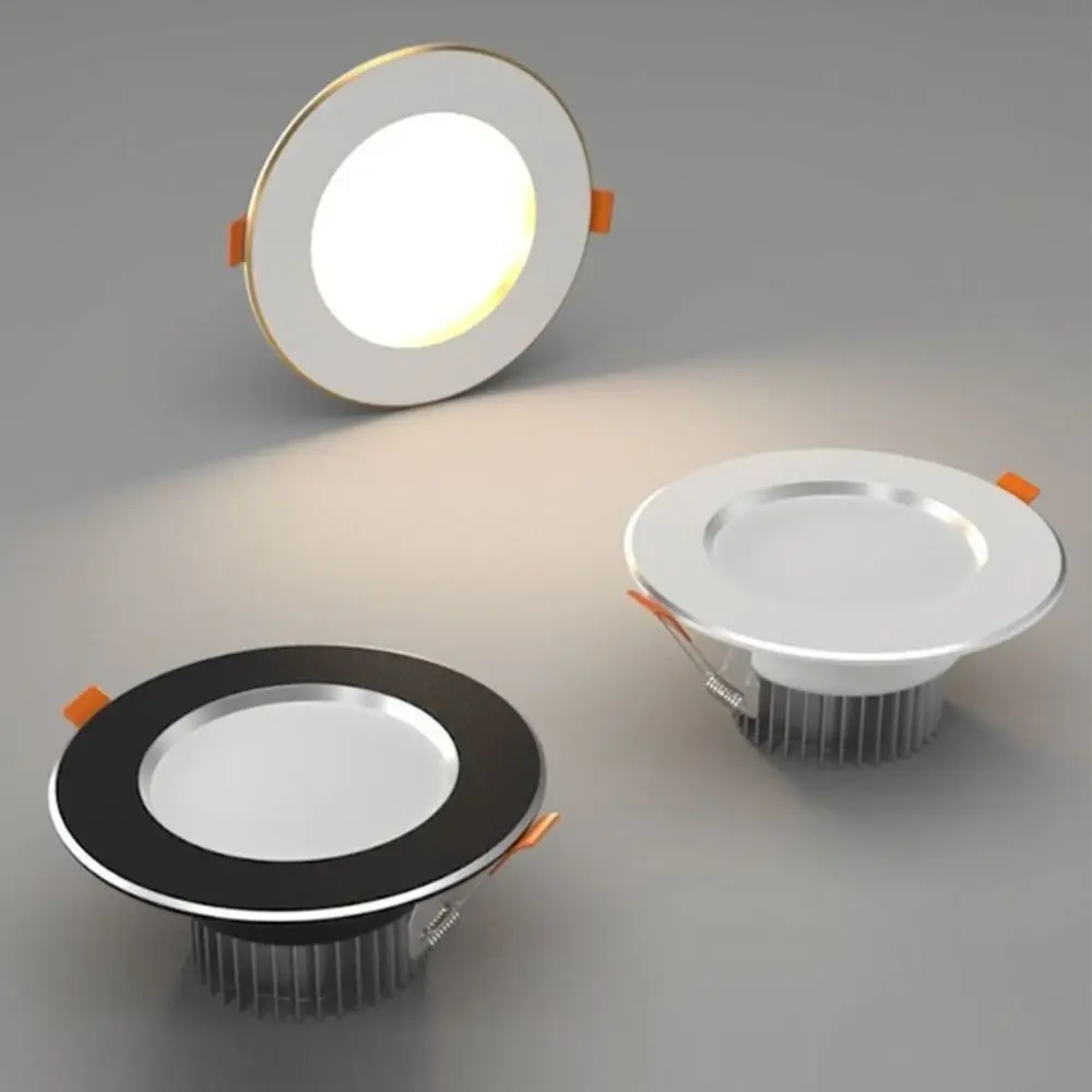 

Recessed LED Downlight Embedded Round Down Lights Anti glare Energy Saving Ceiling Lamp Home