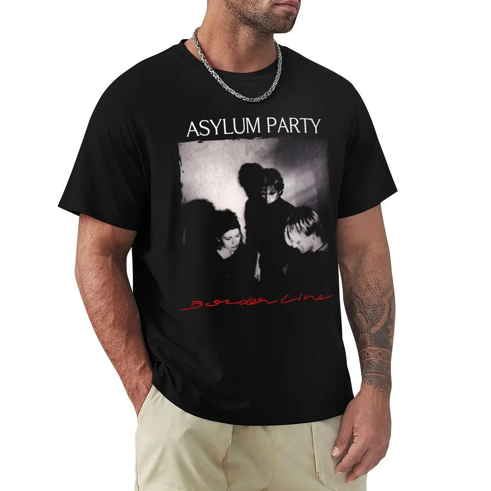 

Asylum Party - Borderline - Post Punk T-Shirt Aesthetic clothing hippie clothes sweat shirts, men