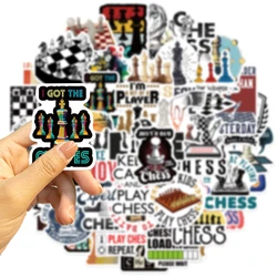 50PCS Chess Game Scrapbook Stickers DIY Diary Laptop Luggage Skateboard Graffiti Decal Fun Stylish Classic Toys