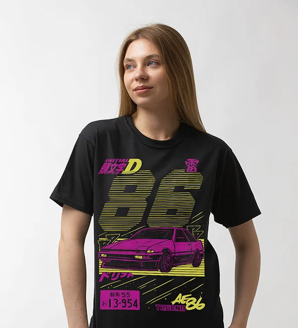 T-shirt unisexe Initial D Itsuki Fujiwara, pull doux, film manga anime