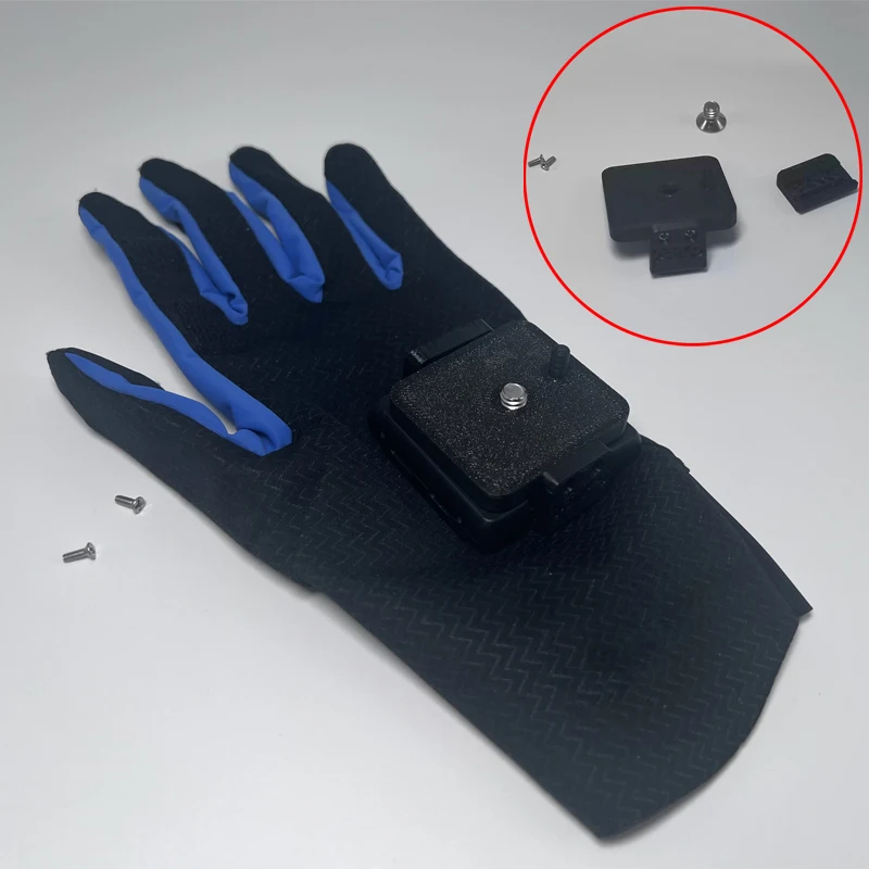 1Pair For Udexreal/Udcap VR Gloves Tracker Base 3D Printed Adapter Plate Screws/Clips Secured Reinforced Design Replacement Part