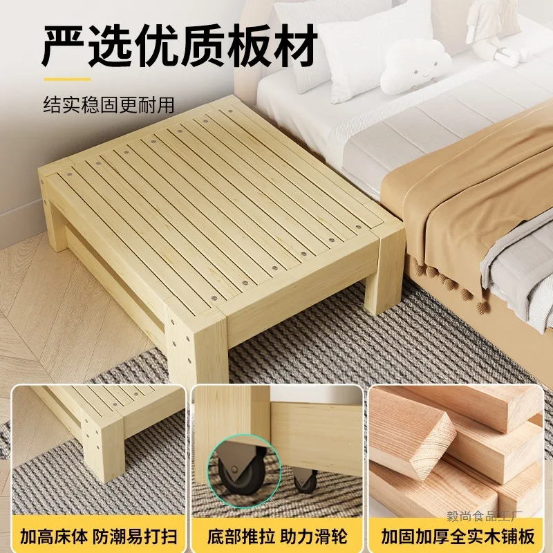 Small apartment living room tatami single push-pull bed dual-purpose folding sofa bed