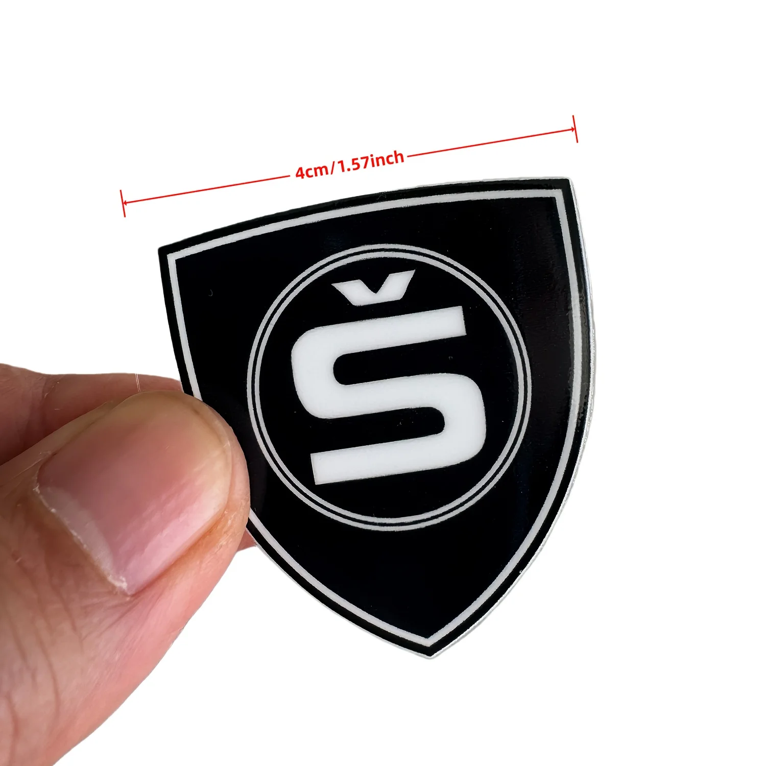 2PCS/4PCS/1Set S-Shape Car Badge Emblem Decal - Universal Decoration for Car Motorcycle Auto Accessories Sticker