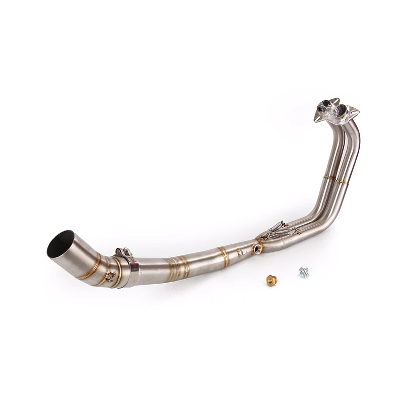 Escape   Motorcycle Front Connect Tube Head Link Pipe Stainless Steel Exhaust System For  Kawasaki  Ninja400 250 2017-2022