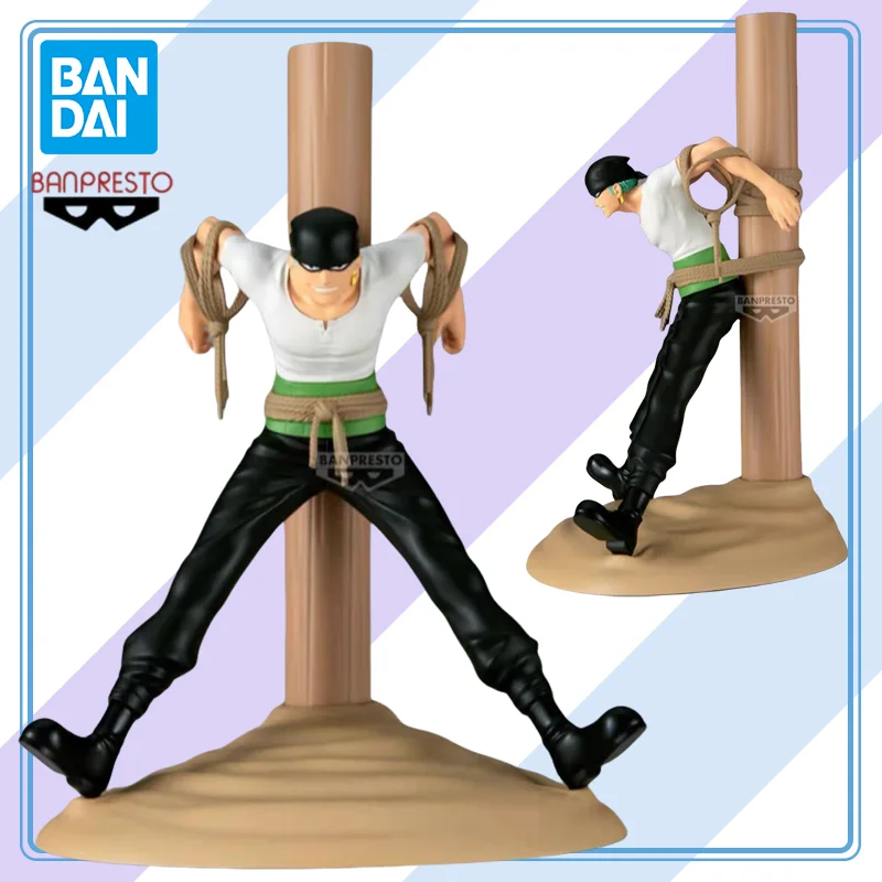 

【100%original】BANDAI BANPRESTO One Piece Figlife! Zoro The Pirate Hunting Collection Series Model Cartoon Character Gifts Toy