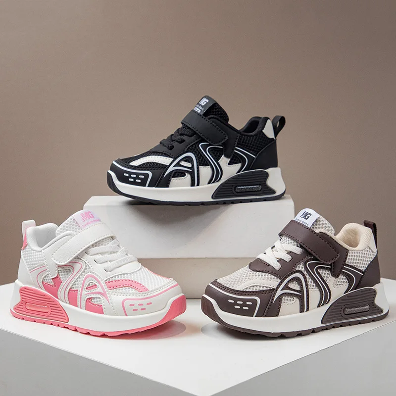 New Autumn Kid Sneaker Breathable Mesh Fashionable Children Shoe Versatile Multi-Functional SoftSoled Non-Slip Casual Sport Shoe