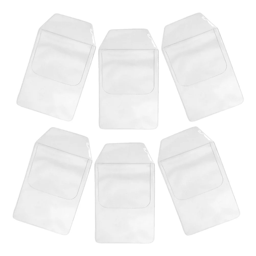 

6 Pcs Pen Holder Pouch Organizer Pencil Shirt Case Protectors Clear Sleeve Nurse