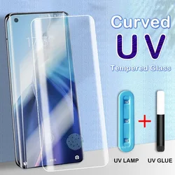 For Xiaomi 12 11T Pro Tempered Glass Protective Film UV Liquid Glue Screen Protector Mi CIVI MIX 4 Note 10 Lite 12S 12X 11 Ultra