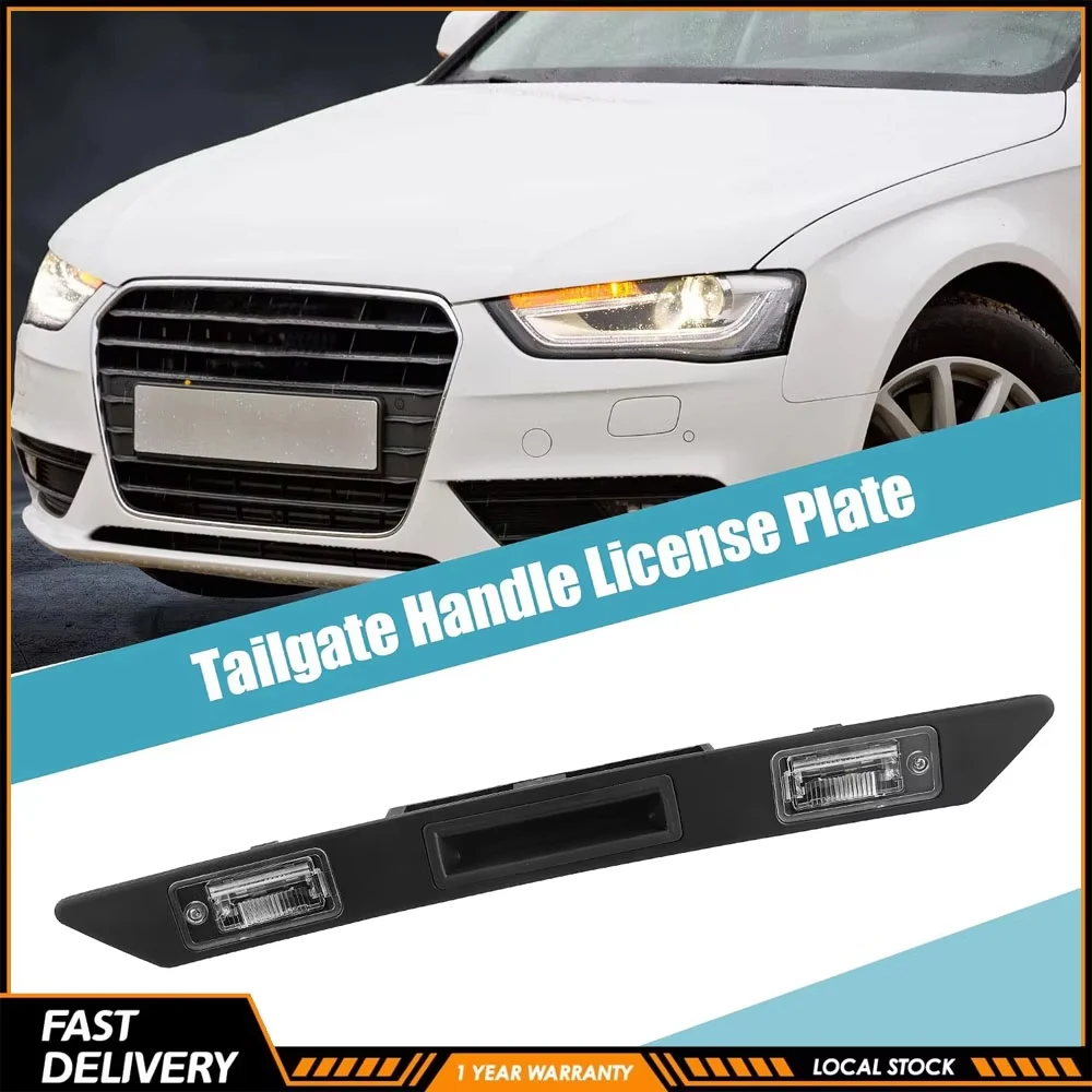 Nouveau Interrupteur de poignée de hayon de coffre avec éclairage de plaque d'immatriculation arrière de qualité 8P4827574 pour Audi A3 A4 B6 B7 A6 C6 Q7 RS3 8P, Accessoires automobiles