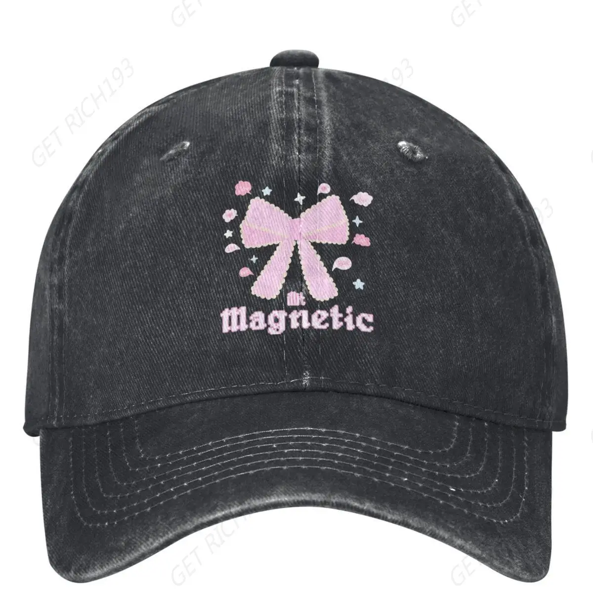 

Magnetic Fairy Tale Bow Baseball Cap Casual Unisex Teens Hip Hop Dad Hats Sunscreen Outdoor Gym Baseball Caps Gift Idea