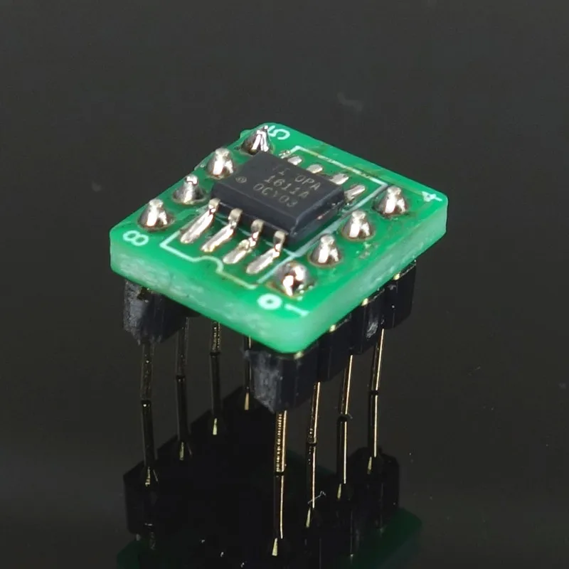 50pcs    Adapter for 8-bit SMD to DIP Board with Plated Pins, 0.95USD including pins