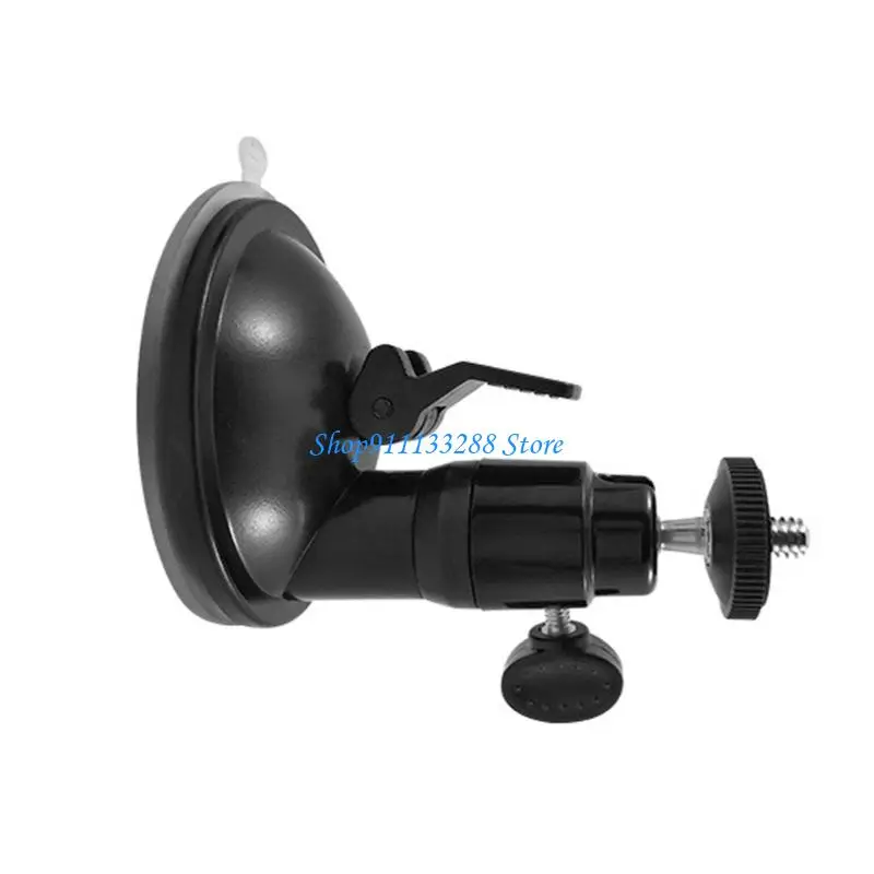 G88D Portable Suction Cup Mount with 1/4 Inch Screw Car Suction Mount for Cameras