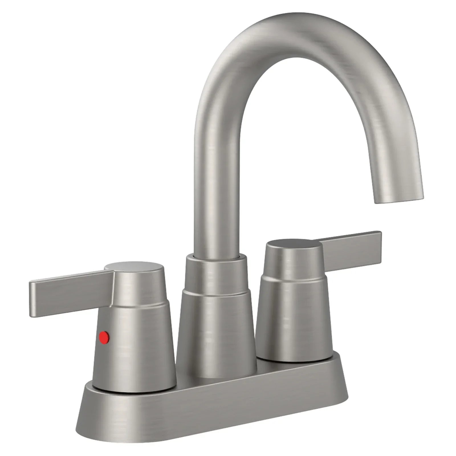 

1pc Bathroom Face Basin Faucet, Bathroom Washbasin Faucet, 4 Inch Double Handle Face Basin Faucet