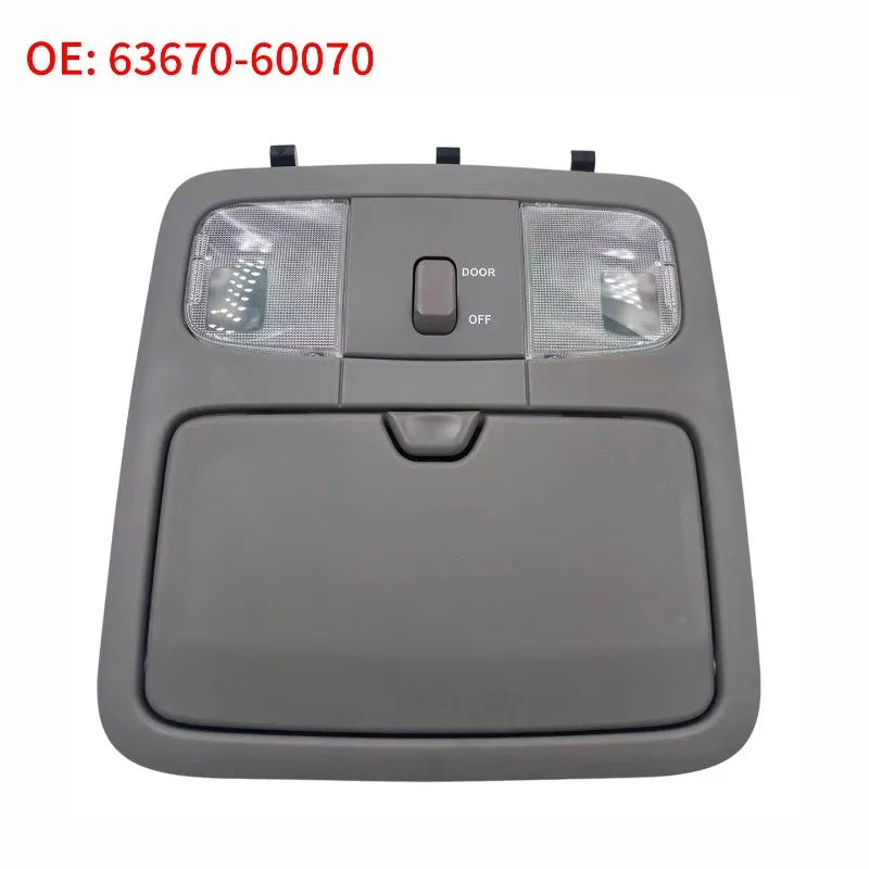 Classic-Front Dome Light With Display For Toyota Land Cruiser/Prado LC120 2003- 2009 Roof Reading Lamp 63670-60070 63670600700