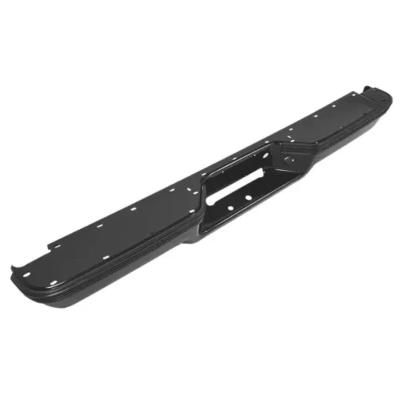 

Rear Bumper Face Bar, Black/Chrome Steel, Direct Replacement, 88-00 Models
