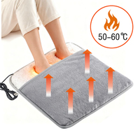 Electric Foot Heating Pad USB Charging Soft Plush Washable Foot Warmer Heater Improve Sleeping Household Foot Warming Mat