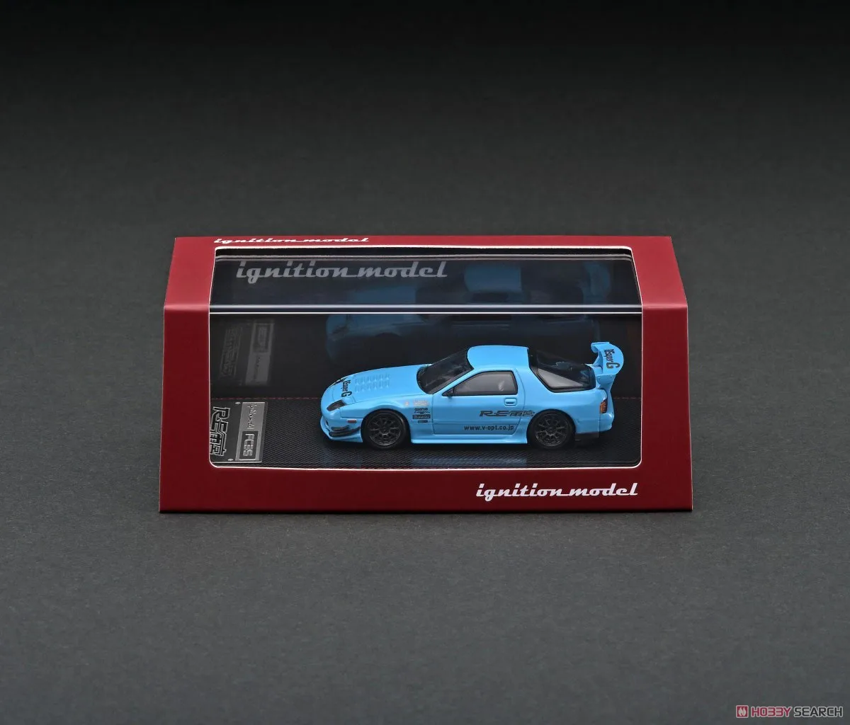 IG ignition model  1:64 Mazda RX-7 FC3S Amemiya Collection die cast alloy car model decoration gift