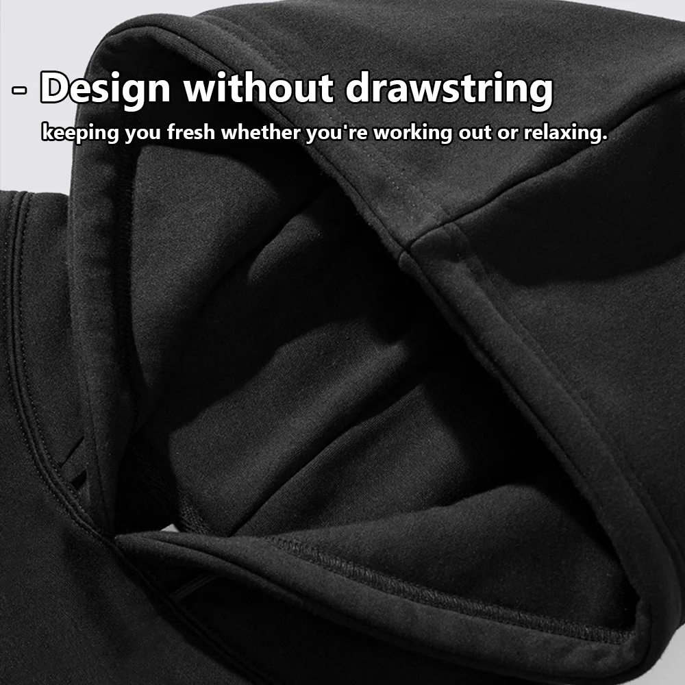 Homens de grandes dimensões streetwear moletom com capuz moletom com capuz de tinta chinesa gráfico velo engrossar pulôver de algodão hip hop roupas unisex