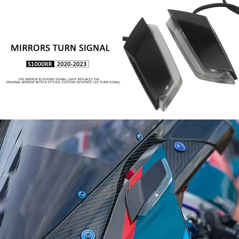 

Motorcycle S1000 RR 2020 - 2023 Accessories LED Front Turn Signal Mirrors Indicator Kit For BMW S1000RR S 1000 RR